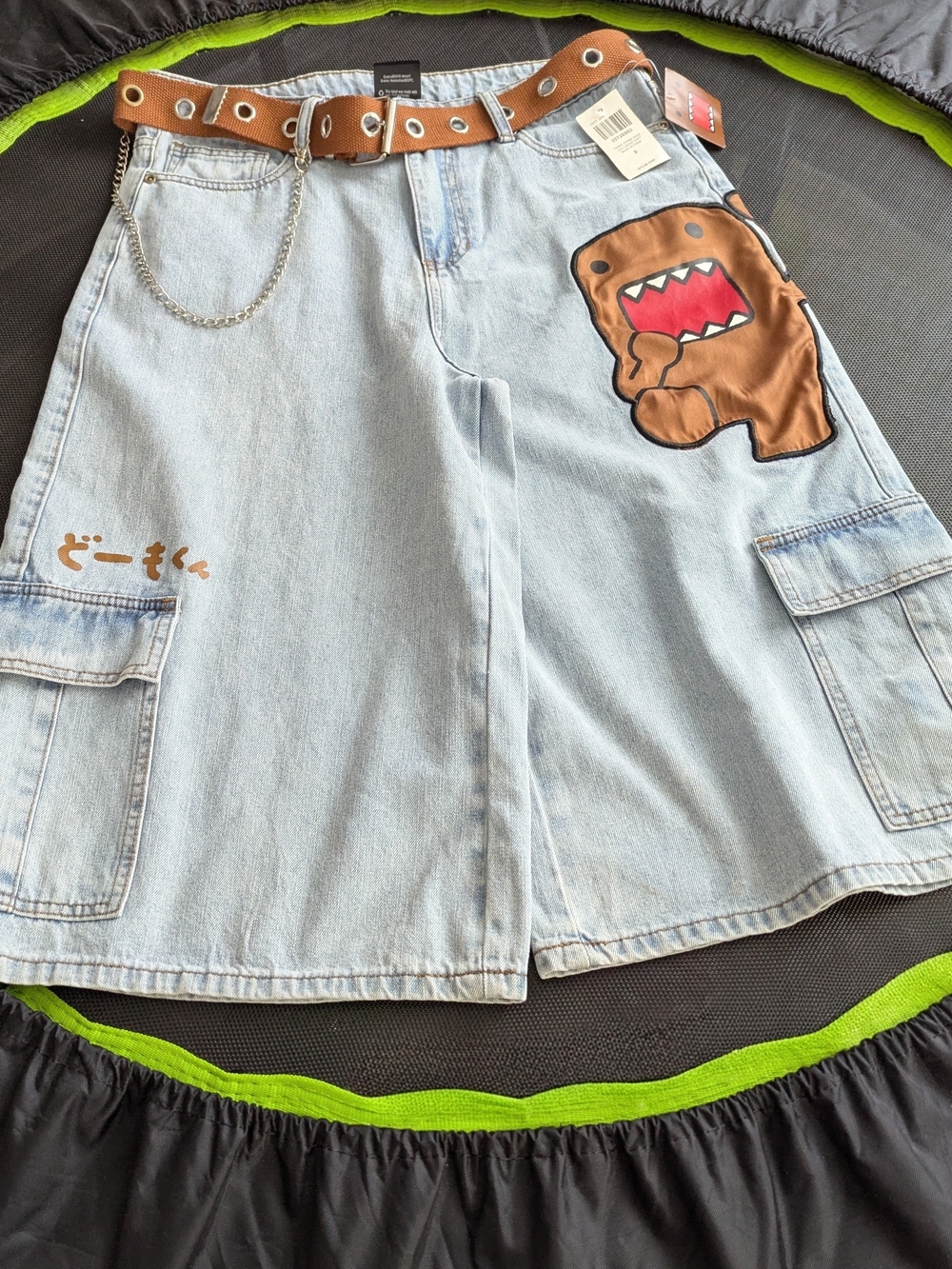 Domo Xtreme Wide Leg Cargo Jort Size 9